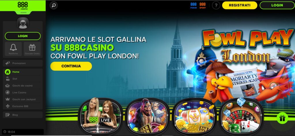 888-casino lobby